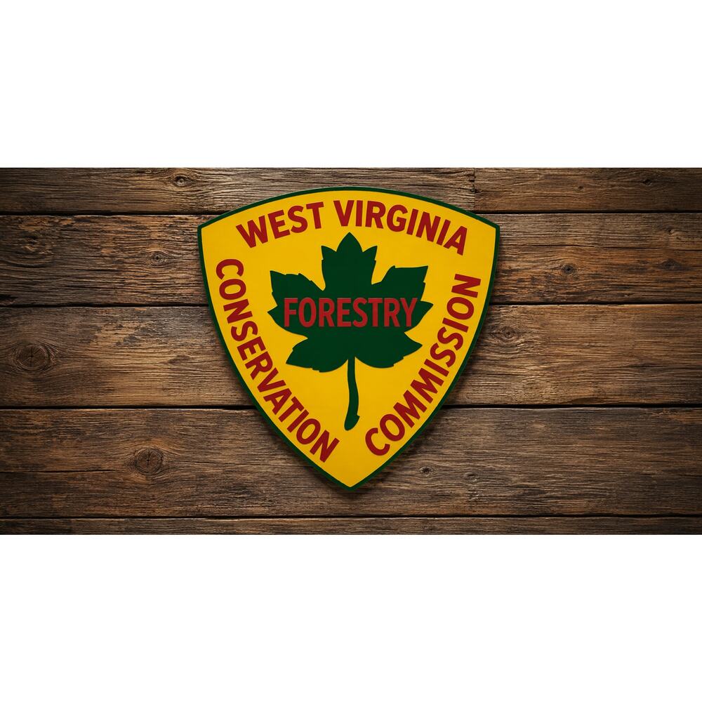 West Virginia Forestry Sign Conservation Commission Department Natural Resources